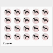 American Pit Bull Terrier Heart Stickers (Blatt)