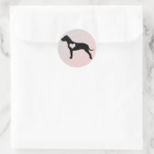 American Pit Bull Terrier Heart Stickers (Tasche)