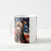 American Pit Bull Terrier Kaffeetasse (Vorderseite Links)