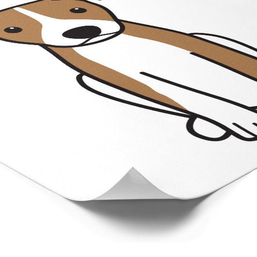 American Pit Bull Terrier (Natural Ears) Poster (Ecke)