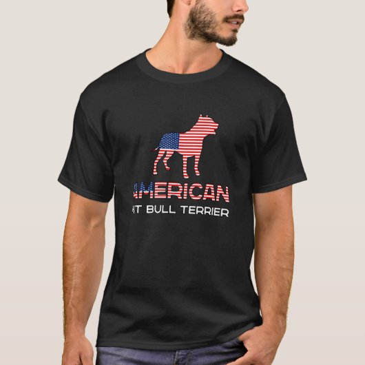 American Pit Bull Terrier Pitbull Terrier Dog T-Shirt (Vorderseite)