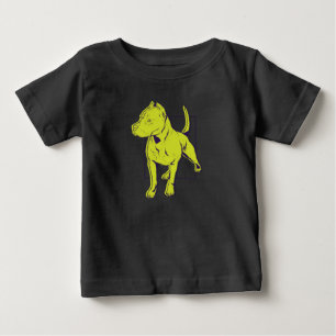 American Pit Bull Terrier Portrait Baby T-shirt