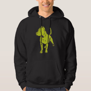 American Pit Bull Terrier Porträt Hoodie