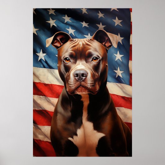 American Pit Bull Terrier Poster (Vorne)