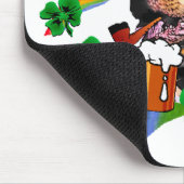 American Pit Bull Terrier St Patricks Mousepad (Ecke)