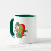 American Pit Bull Terrier St Patricks Tasse (Vorderseite Links)