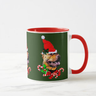 American Pit Bull Terrier Weihnachtsgeschenke Tasse