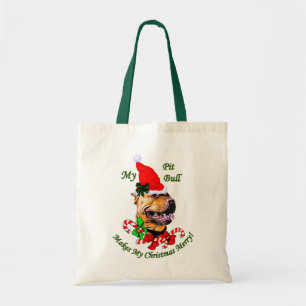 American Pit Bull Terrier Weihnachtsgeschenke Tragetasche