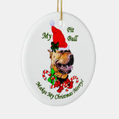 American Pit Bull Terrier Weihnachtsschmuck (Rechts)
