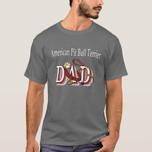 American Pit Bull Vater Apparel T-Shirt (Vorderseite)