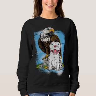 American Pit Bulls & amp Bald Eagle Sweatshirt