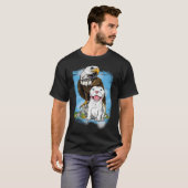 American Pit Bulls & amp Bald Eagle T-Shirt (Vorne ganz)