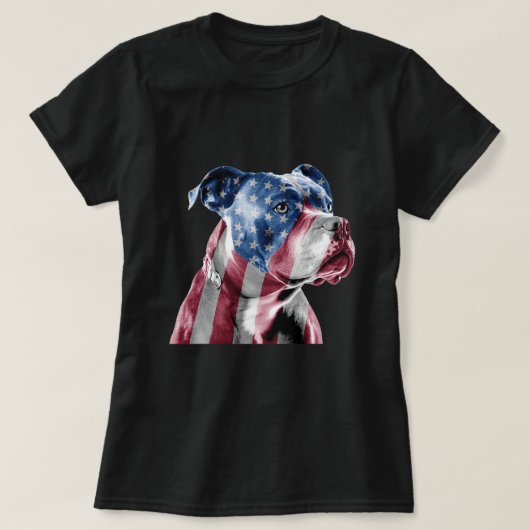 American Pitbull Terrier Dog Lover Animal Pet Owne T-Shirt (Design vorne)