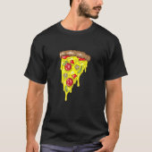 American Pizza Slice Salami T-Shirt (Vorderseite)