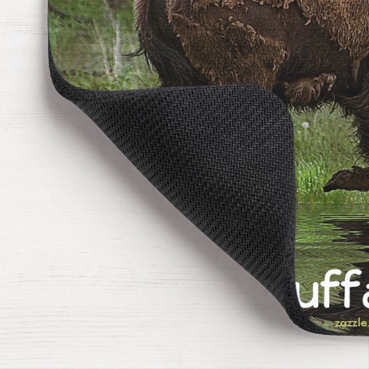 American Plains Buffalo Bison Artwork Mousepad (Ecke)