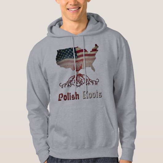 American Polish Roots Hoodie (Vorderseite)