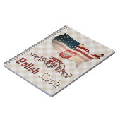 American Polish Roots Notepad Notizblock (Linke Seite)