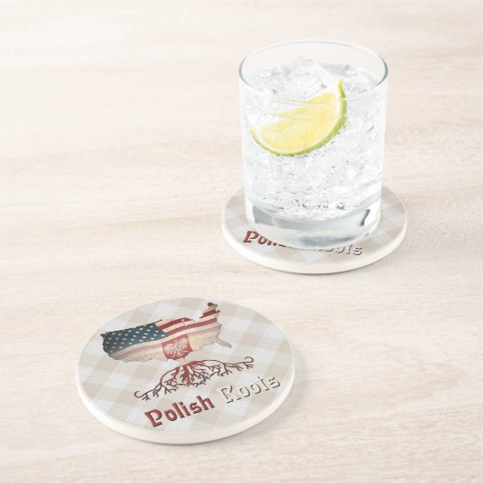 American Polish Roots Untersetzer (Seite)