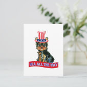 American Poo Postkarte (Stehend Vorderseite)