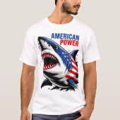 American Power Shark T - Shirt Design (Vorderseite)