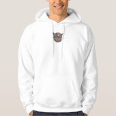 American Pride Design: Patriotic Eagle & Flag Artw Hoodie (Vorderseite)