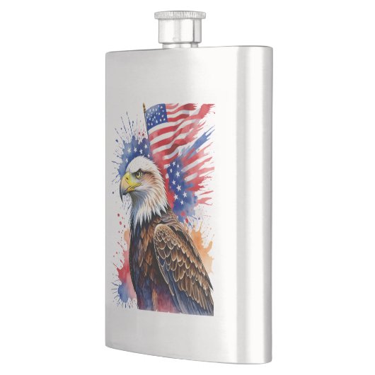 American Pride Eagle Hip Flask Flachmann (Links)