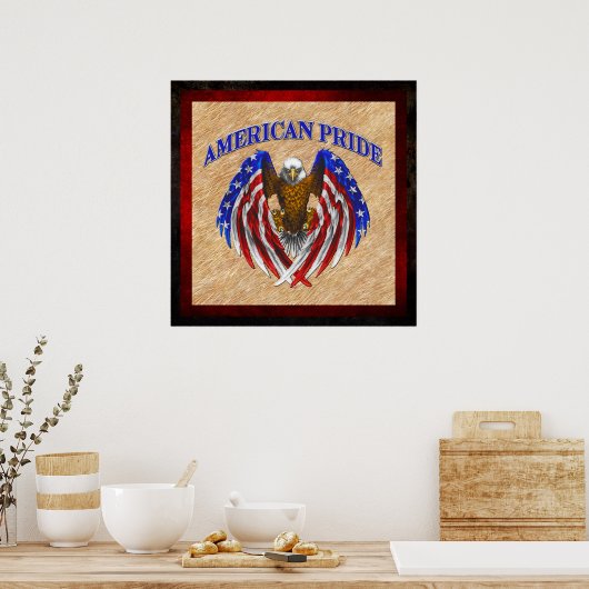 American Pride Eagle Poster (Küche)