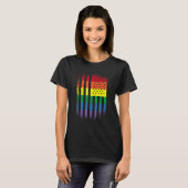 American Pride gay lesbian bisexual transgender US T-Shirt (Vorne ganz)