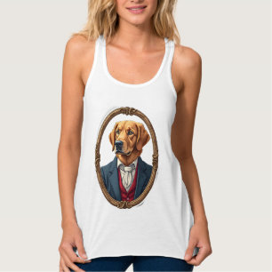 American Pride Golden Retriever Vintage-Shirt 4 Tank Top