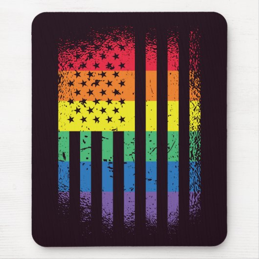 American Pride Grunge Mousepad (Vorne)
