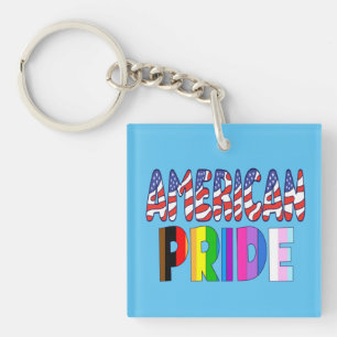 American Pride - LGBTQ+ America Pride Month July 4 Schlüsselanhänger