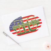 American Pride Rogers Trucking Company Ovaler Aufkleber (Umschlag)
