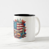 American Pride Tasse - Patriotic Design (VorderseiteRechts)