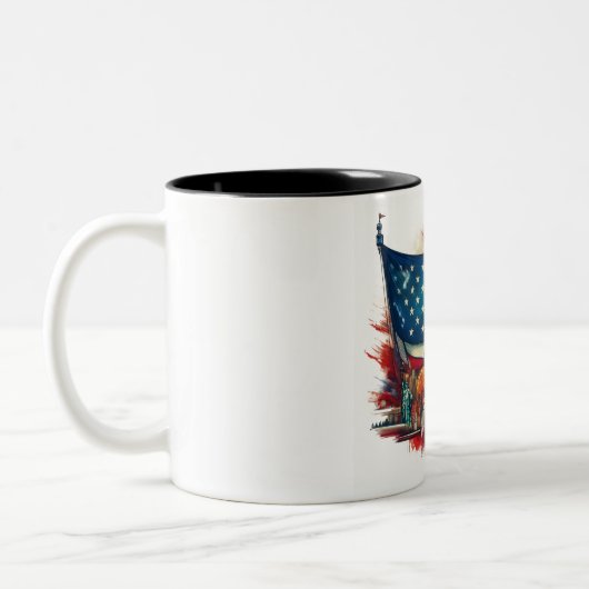 American Pride Tasse - Patriotic Design (Links)