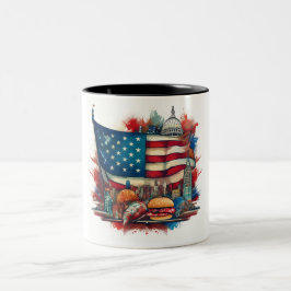 American Pride Tasse - Patriotic Design