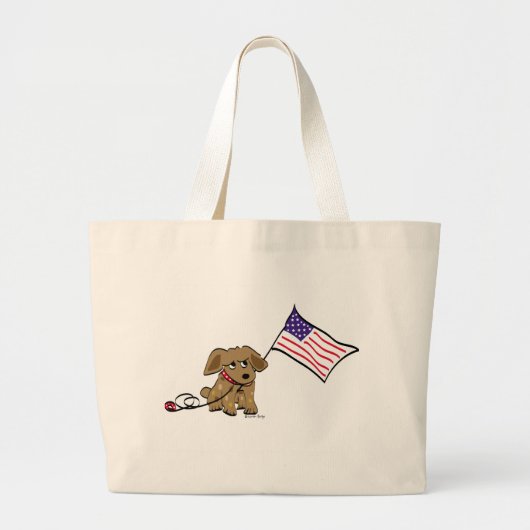American Pride Tote Bag Jumbo Stoffbeutel (Vorne)
