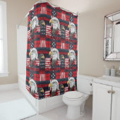American Pride Vorhang Adler & Flagge Home Touch (Beispiel)