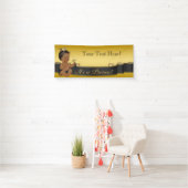 American Prince Baby Dusche Banner (Insitu)