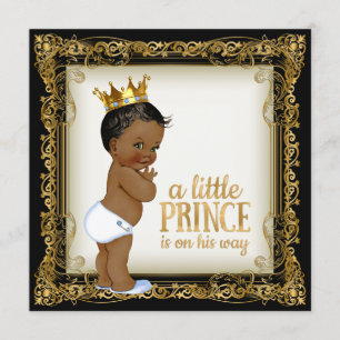 American Prince Baby Dusche Einladung