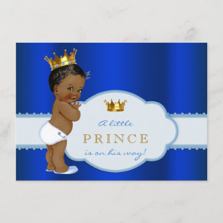 American Prince Baby Dusche Einladung