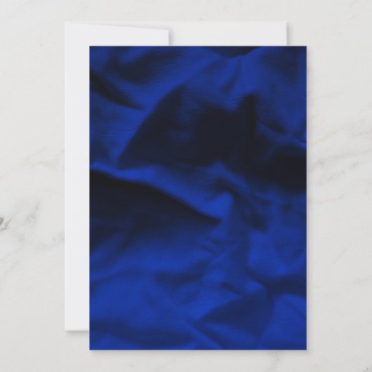 American Prince Gold Blue Baby Dusche Einladung (Rückseite)