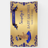 American Prince Royal Blue Gold Banner (Vertikal)