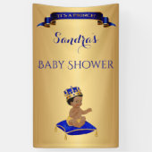 American Prince Royal Blue Gold Banner (Vertikal)