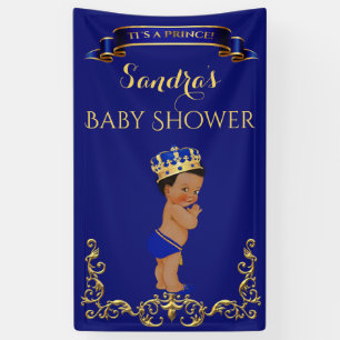 American Prince Royal Blue Gold Banner