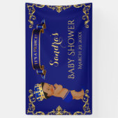 American Prince Royal Blue Gold Banner (Vertikal)