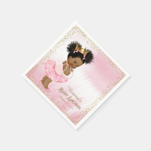 American Princess Baby Showpaper Napkin Serviette (Ecke)