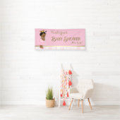 American Princess Ballerina Baby Dusche Banner (Insitu)