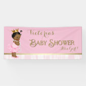 American Princess Ballerina Baby Dusche Banner (Horizontal)