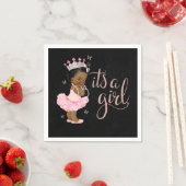 American Princess Girl Babydusche Napkin Serviette (Beispiel)