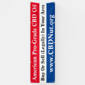 American Pro-Grade CBD Oil Banner (Vertikal)